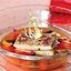 Стерлядь в рыбном фюме с мини-овощами