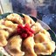 Вареники с малиновой начинкой