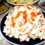 Салат нежный с крабовыми палочками