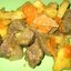 Жаркое из печени с картофелем