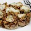 Фаршированные цесаркой шампиньоны