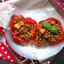 Болгарский перец, фаршированный гречкой и тофу