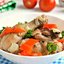 Курица тушеная со сладким болгарским перцем