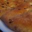Фокачча с луком, оливками и чесноком