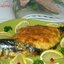 Скумбрия, фаршированная овощами