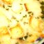 Сырный суп с курицей, шампиньонами и гренками
