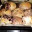 Булочки домашние с черникой