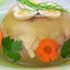 Заливное из курицы с пореем