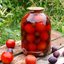 Маринованные помидоры со сливами
