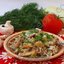 Перловка на гарнир с кабачками, грибами, курицей