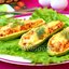 Кабачки фаршированные курицей с овощами