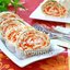 Рулет из лаваша с курицей и корейской морковью