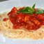 Паста с куриным филе и томатным соусом