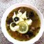 Солянка с маслинами и лимоном