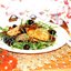 Куриное филе с вялеными томатами и маслинами