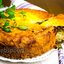 Амишский пирог с начинкой из лука и мака
