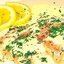 Рыба под лимонным соусом