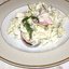 Салат с китайской капустой, редисом и сметаной