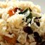 Сладкий рис с орешками кешью, сухофруктами и мятой