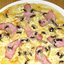 Пицца с ветчиной и шампиньонами