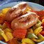 Сардельки со сладкими перцами