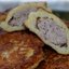 Картофельные драники с мясной начинкой
