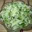 Салат из капусты с зеленым луком и укропом