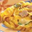 Тальятелле под сливочным соусом с цуккини и грибами