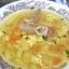 Суп с орзо и домашними потрошками