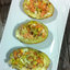 Картофель, фаршированный форелью и луком-порей