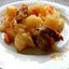 Картофель со свининой в духовке
