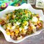 Картофельный салат с фасолью и маринованными огурцами