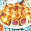 Пирог с сосисками