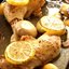 Курица с лимоном и оливками