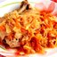 Курица с квашеной капустой