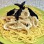 Макароны с кальмарами