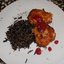 Дикий рис с курицей-гриль и сливовым соусом