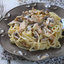 Паста с грибами и курицей