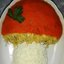 Салат Грибок копченая грудка с шампиньонами