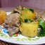 Мясо в рукаве в духовке с картошкой
