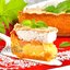 Песочный пирог с творогом и яблоками