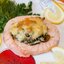 Медальоны из семги с грибами и рисом