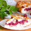 Пирог с малиной