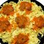 Гнезда с мясными фрикадельками