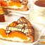 Творожный пирог с персиками