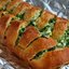Багет с сыром и чесноком