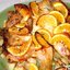 Курица с розмарином, чесноком и апельсинами