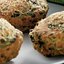 Шпинатные маффины с сыром и мускатом