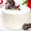 Новогодний торт с клюквой