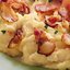 Картофельное пюре с чесноком и беконом